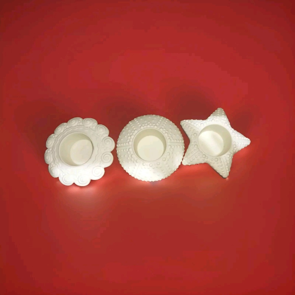 Party Lite Sea Drifters‎ TeaLight Candle Holders Beach Theme